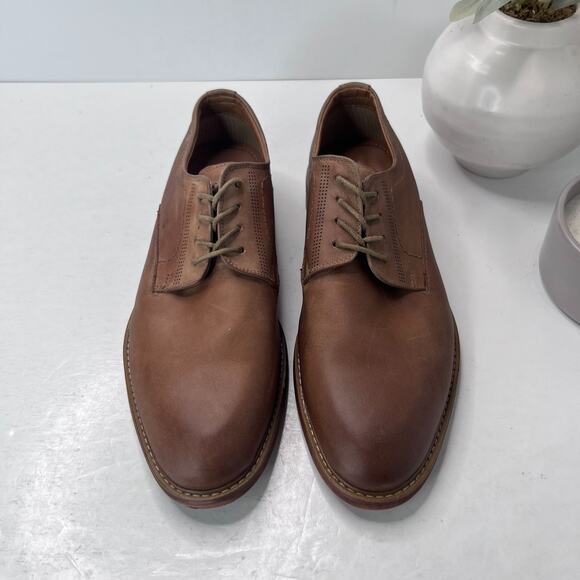 Steve Madden Kastor Derby Shoes Lace Up Leather Upper Brown Mens Size 7M - Picture 5 of 9
